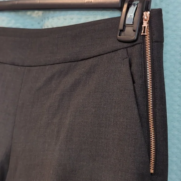 NWOT Sz 4 charcoal Kit & Ace wool cashmere silk trousers - Picture 2 of 6